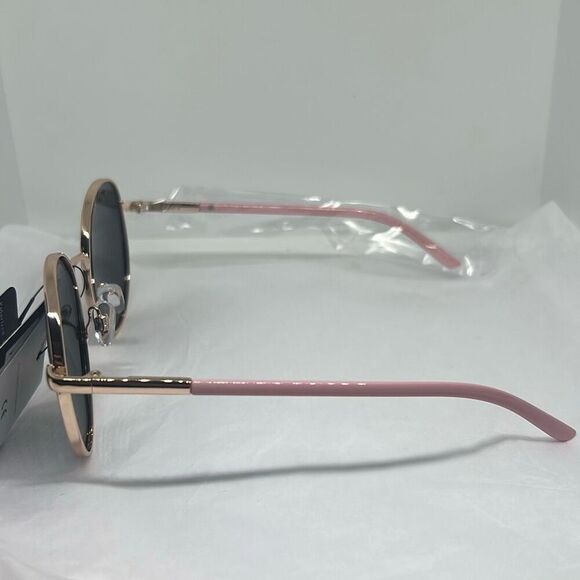 Giselle Polarized Round Sunglasses – Vintage Inspired UV Protection - Picture 2 of 3